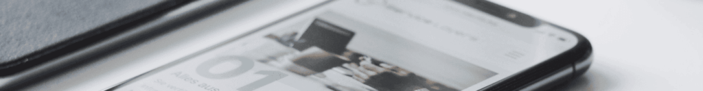 mobile phone accessing the blog