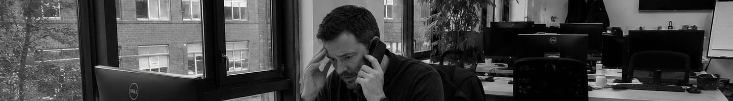 person calling customer service